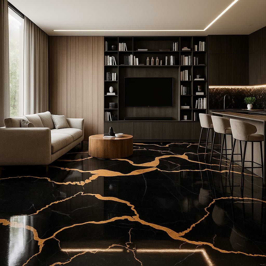 Golden Portoro Marble