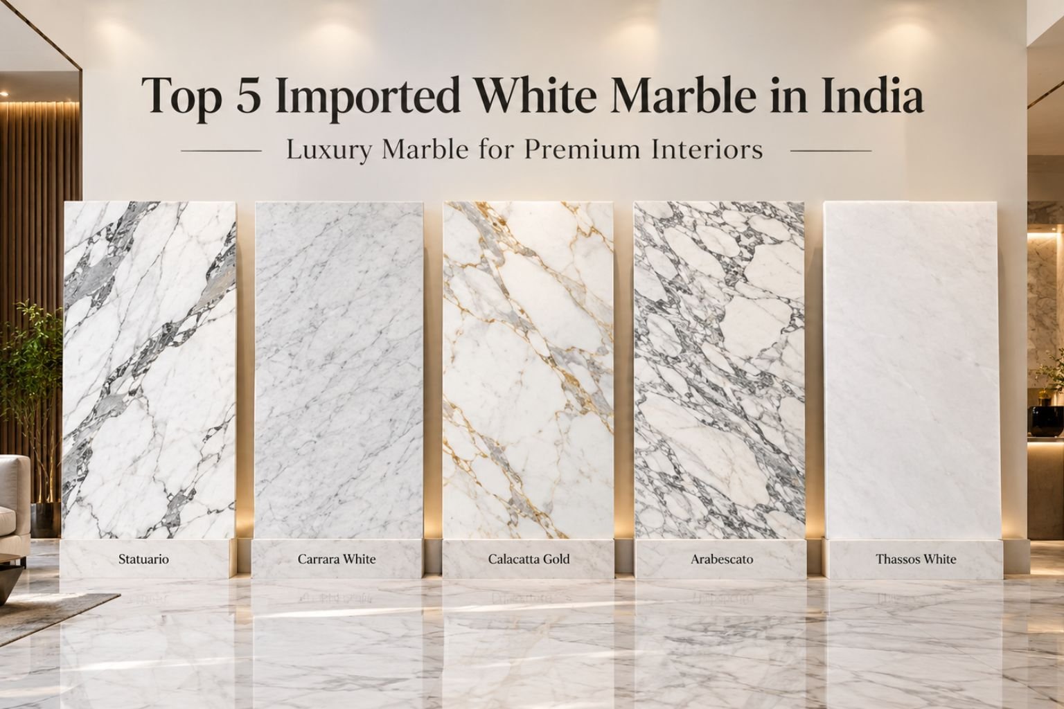 Read more about the article Top 5 Imported White Marble in India